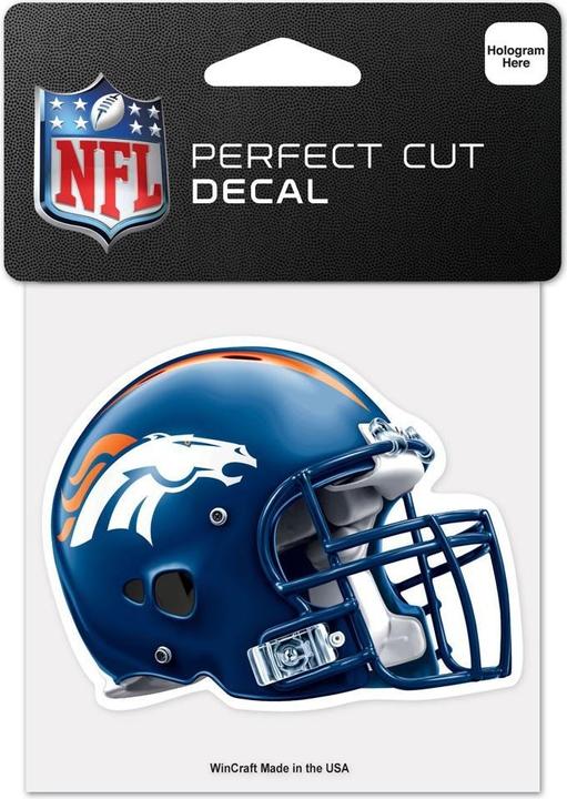 Actual product image NFL Denver Broncos Aufkleber Helm