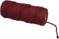 Actual product image Rayher 70m Makramee Garn weinrot 3mm (70 m)