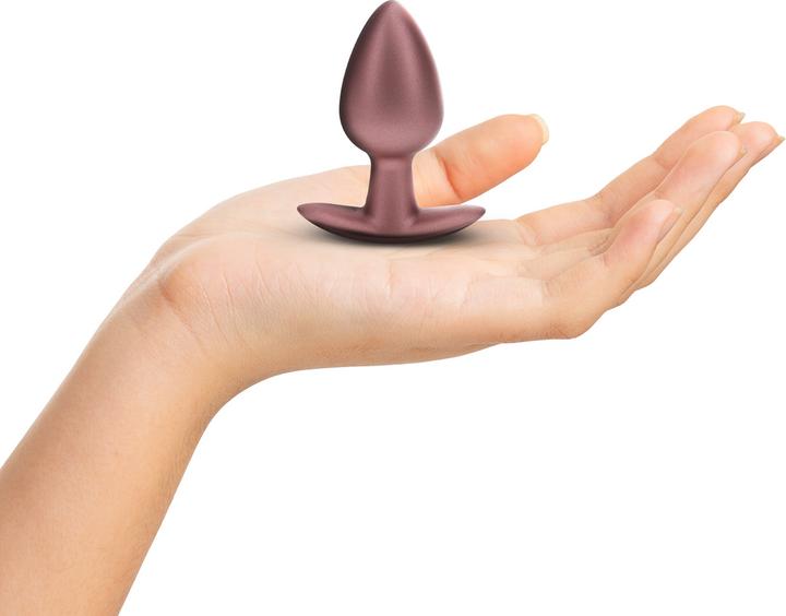 Immagine prodotto Ouch! Plug anale in silicone liscio - Medio - 3.1 / 7,9 cm - Oro rosa