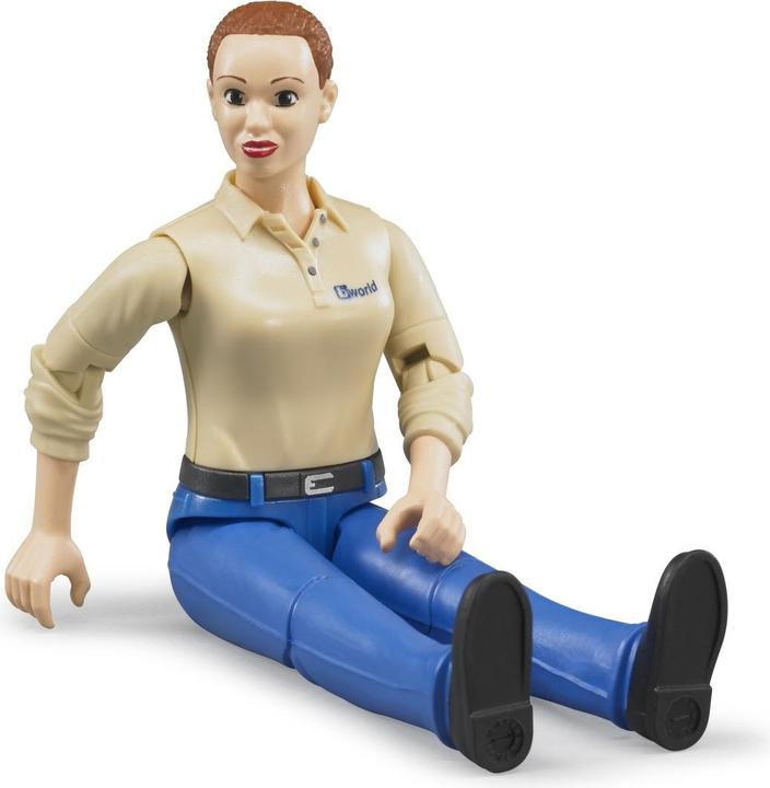 Produktbild Bruder Frau mit hellem Hauttyp und blauer Hose