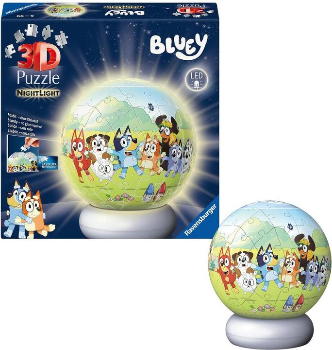 Immagine prodotto Ravensburger Puzzle-Ball Luce notturna Bluey (72 pezzi)