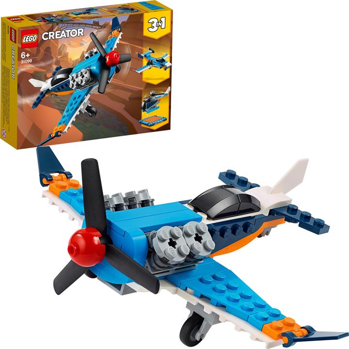 Produktbild LEGO Propellerflugzeug (31099, LEGO Creator 3-in-1)
