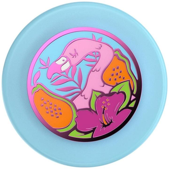 Produktbild PopSockets PopGrip MagSafe Round Flamingo Enamel