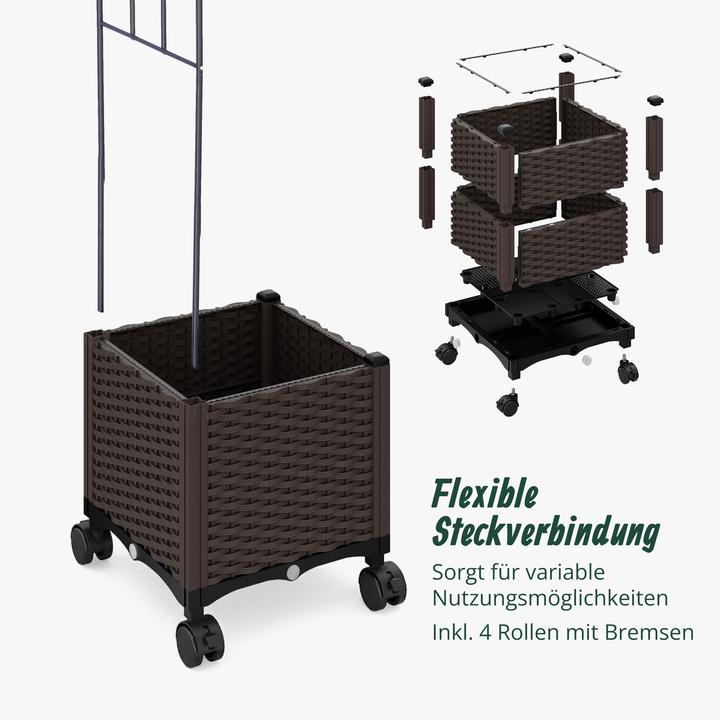 Produktbild Relaxdays Rosenbogen (40 cm, 282 cm)