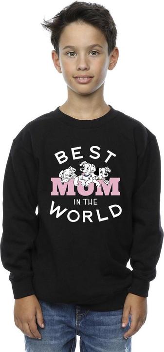 Actual product image Disney Boys 101 Dalmatians Best Mum In The World Sweatshirt (104)