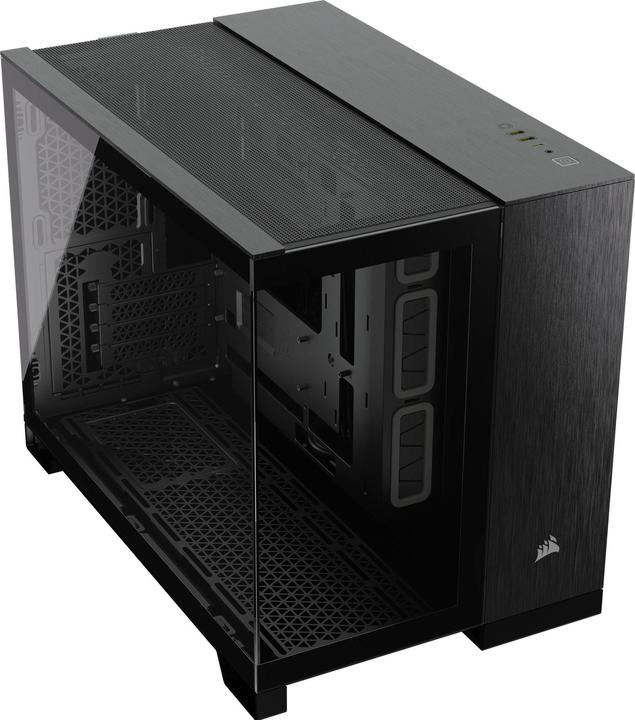 Produktbild Corsair 2500X (schwarz/anthrazit, Tempered Glass x 2) (mATX, Mini-ITX)