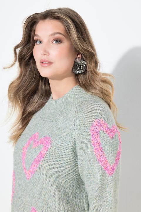 Produktbild Miamoda Pullover, Komfort Fit, Herzen aus Noppengarn (54)