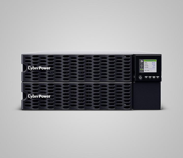 Produktbild Cyberpower USV, OL Tower/19"-Serie, 10000VA/10000W, 4HE, On-Line, LCD, USB/RS232, ext. Runtime, Ink (10000 VA, 10000 W, Online-Doppelwandler USV)
