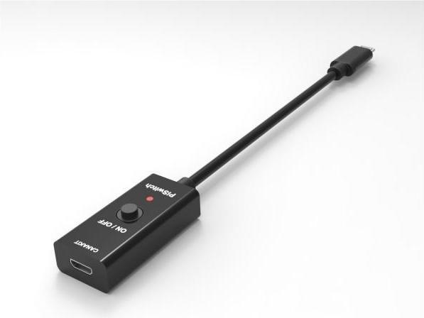 Cana kit RSP-PISWITCH - Micro USB Plug to Micro USB Socket with Power Switch, Black