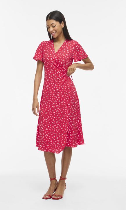 Produktbild Vila VILOVIE Kurzärmeliges Kleid mit V-Ausschnitt (42)