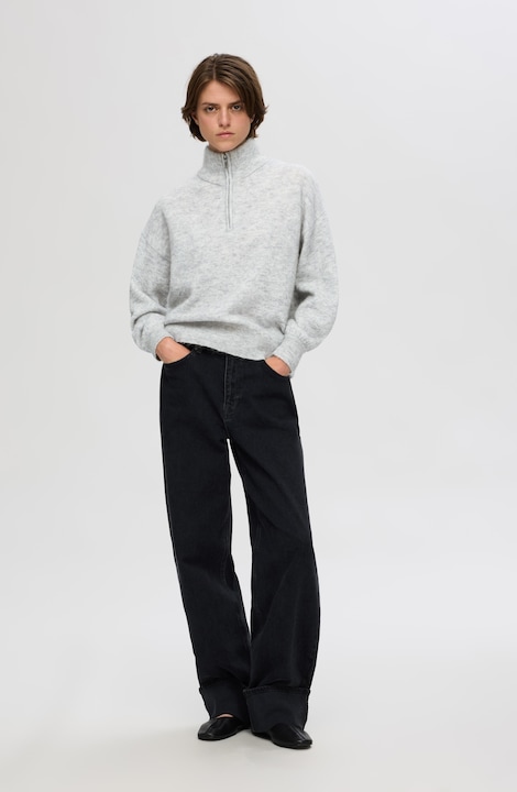 Actual product image Selected Femme Long sleeve half-zip jumper (XL)