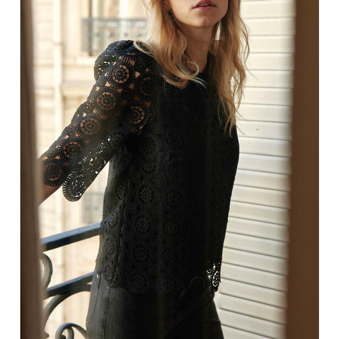 Thumbnail - La Petite Étoile, Damen, Bluse, damen-top loriny, Schwarz, (36)