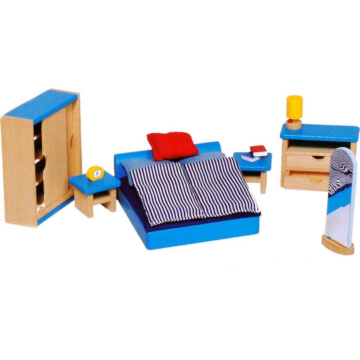 Goki Puppe Haus Möbel Schlafzimmer (51906)