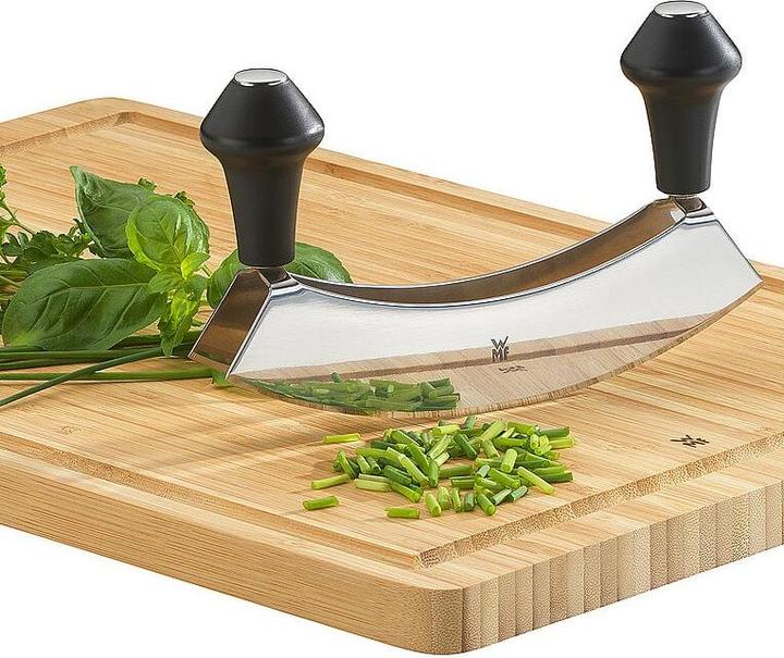 Produktbild WMF Kräutermesser Wiegemesser zweischneidig 17,5cm Spezialklingenstahl geschmiedet (17.50 cm)