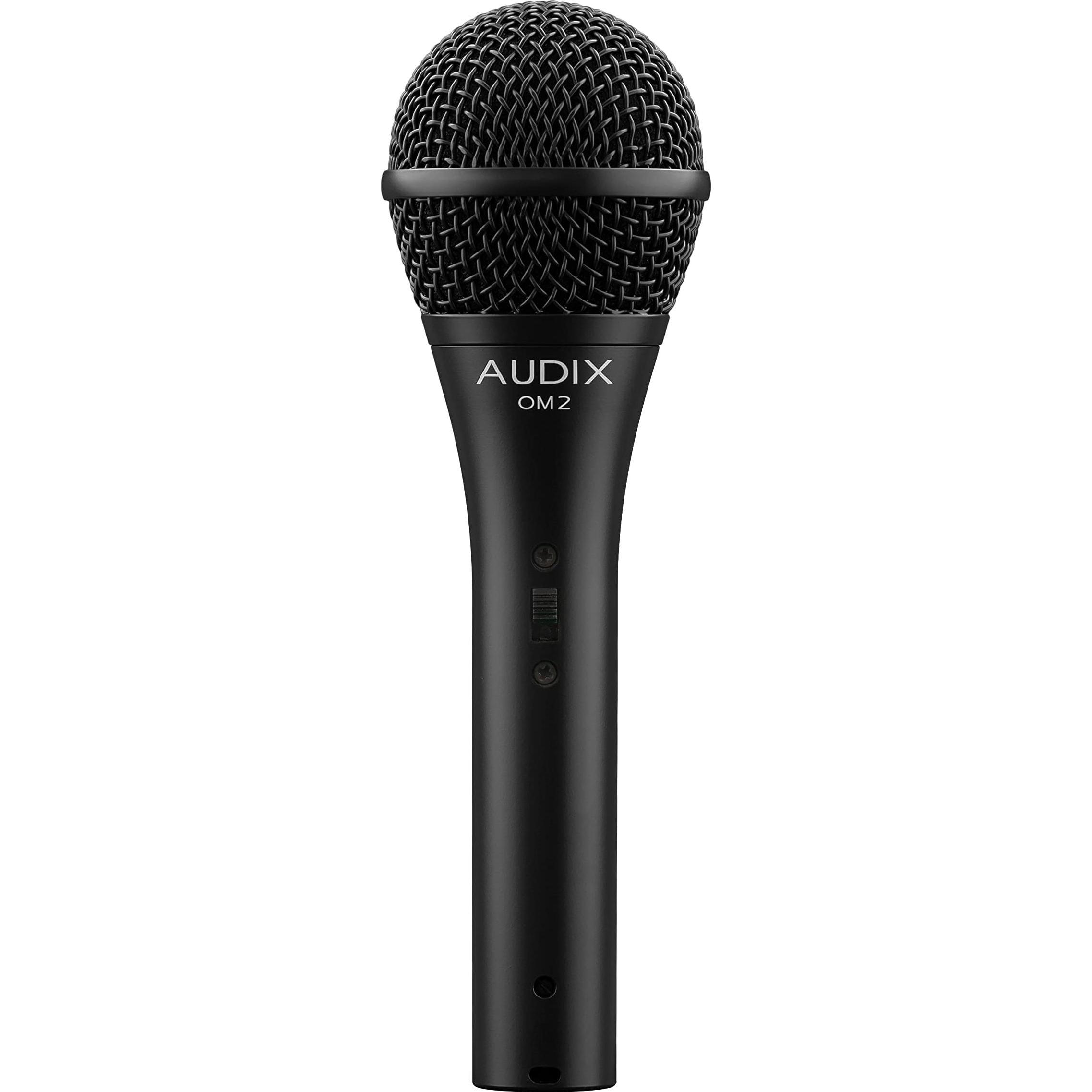 Audix OM2S - dynamic vocal microphone, 50 Hz - 16 kHz, VLM diaphragm, on/off switch, Mikrofon