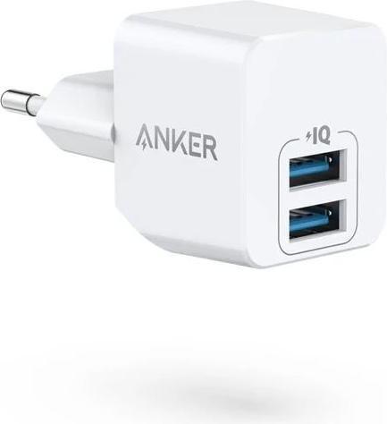 Image du produit Anker PowerPort Mini Blanc (12 W, 2 ports)