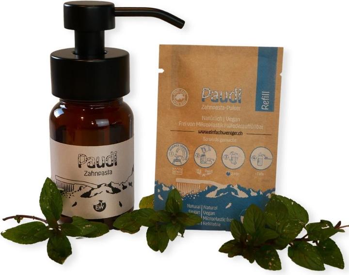 Image du produit Einfach Weniger Kit de démarrage dentifrice (poudre et flacon pompe)