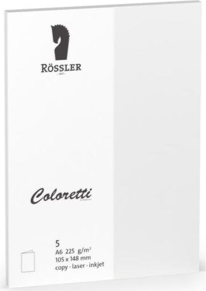 Actual product image Magni 220706509 - Coloretti cards, 220 g/m², DIN A6 hd, white, 5 pieces (5 pcs.)