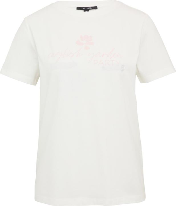 Actual product image Comma T-Shirt Baumwollmix-T-Shirt mit Artwork (44)