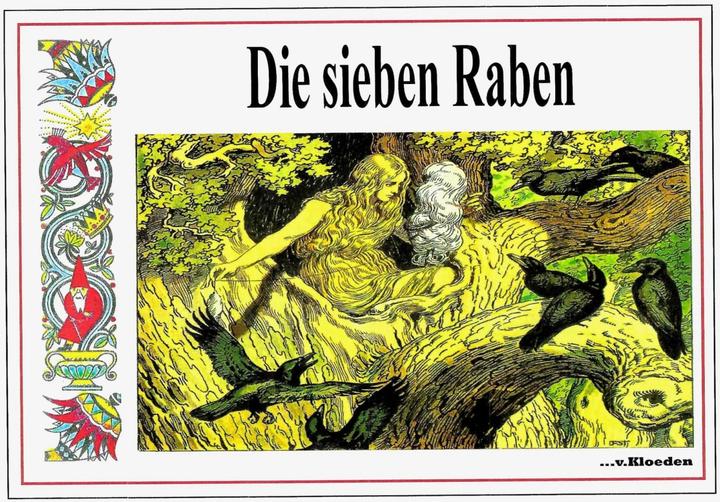 Grimm:Seven ravens (German, Franz Stassen, Jakob and Wilhelm Grimm, Niels Hermann, 2023)