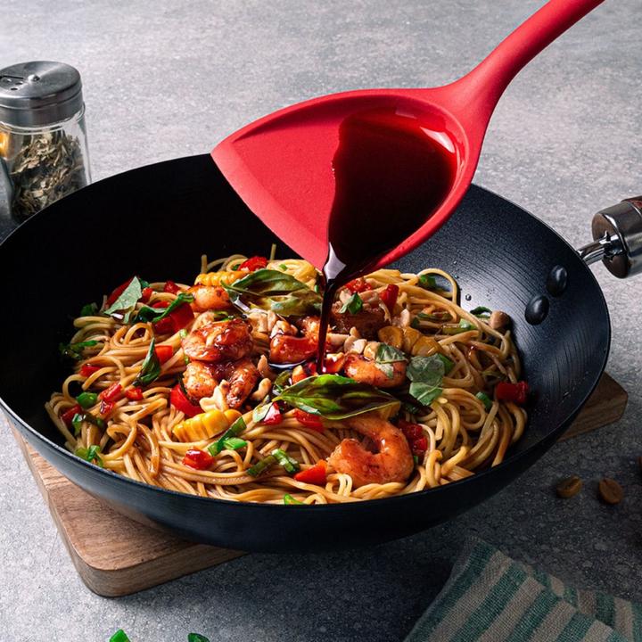 Produktbild Mastrad Pfannenwender Wok Silikon Rot