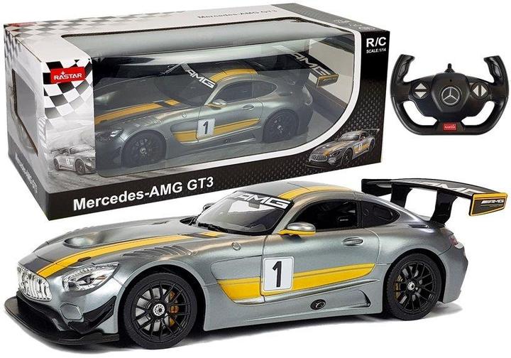 Actual product image Rastar Mercedes AMG GT3 RC 1:14 grau