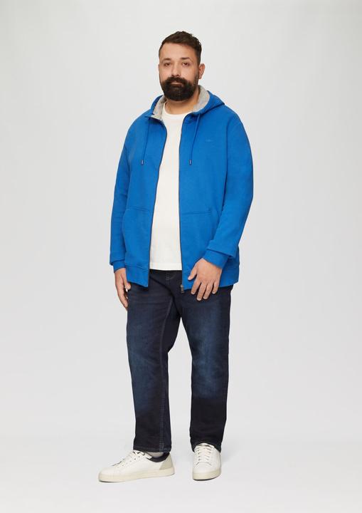Produktbild s.Oliver Sweatshirt Jacke Hoodie mit Print (3XL)