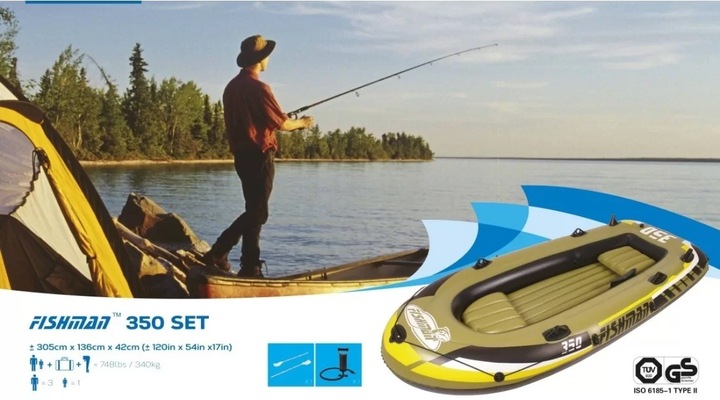 Immagine prodotto Jilong Gommone Fishman 350 (305 cm, 3 pers.)