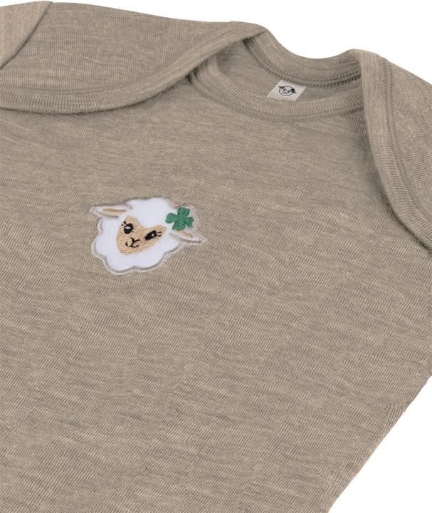 Actual product image Normani Set of 2 baby merino bodysuit short sleeves "Tauranga" - 9289 (86)