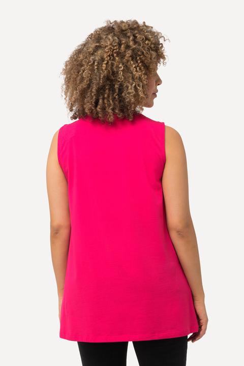 Produktbild Ulla Popken Top, A-Linie, V-Ausschnitt, ärmellos (54)