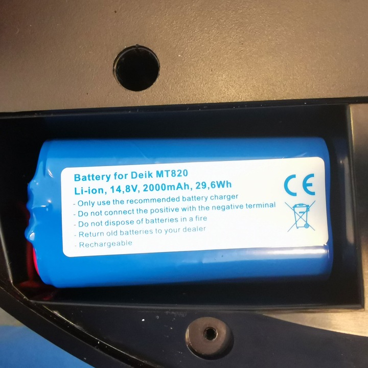 Actual product image AccuCell Battery for Deik MT820, long delivery time