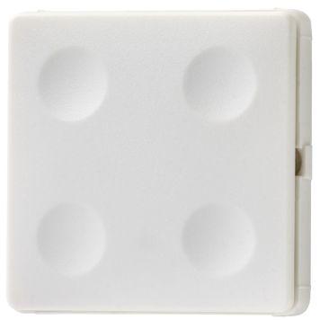 Foss Fesh Smart 4-Tryk kontakt WiFi trådløs hvid, Smart Home Hub, Bianco