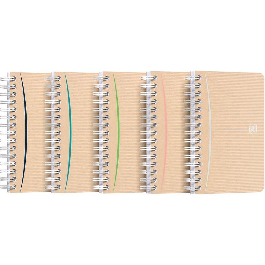 Thumbnail - Oxford, Heft + Block, Spiralnotizbuch 9x14cm/90BL kariert 5mm (9 x 14 cm, Kariert, Harter Einband)