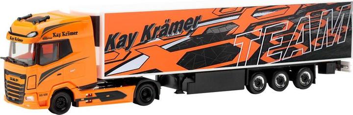 Produktbild Herpa 317634 H0 LKW Modell DAF XG+ Kühlkoffer-Sattelzug "Kay Krämer" (Mecklenbur