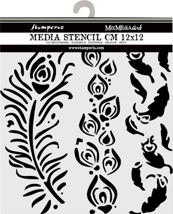 Image du produit Stamperia Schablone "Masquerade", 12x12 cm