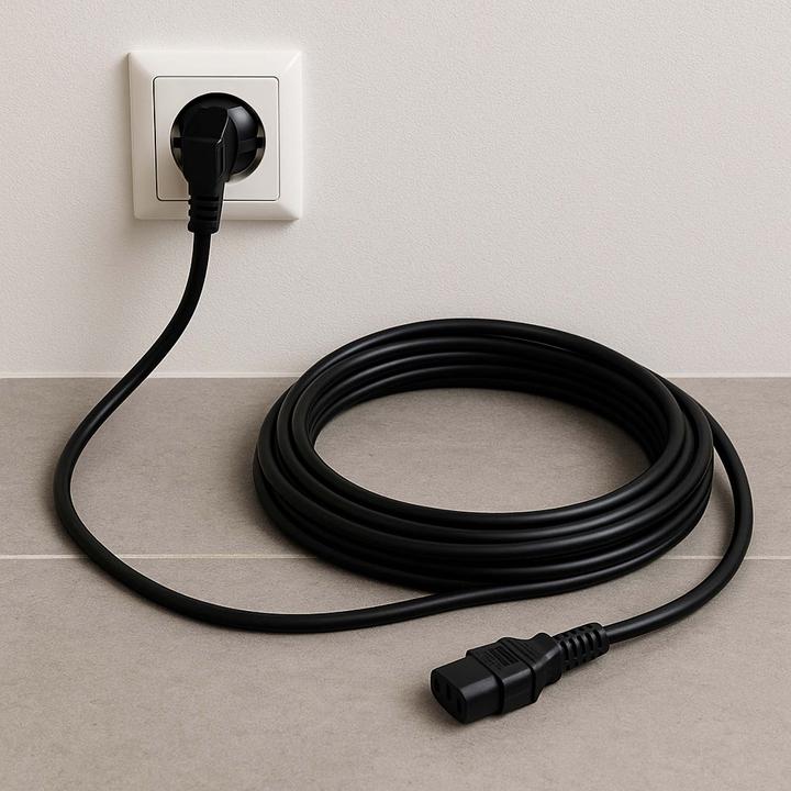 Actual product image Walimex Mains cable 4m with cold appliance plug (4 m)