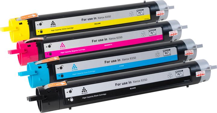 Actual product image Tonerfabrik Toner SET Xerox Phaser 6350 Set with all four colours (FC)