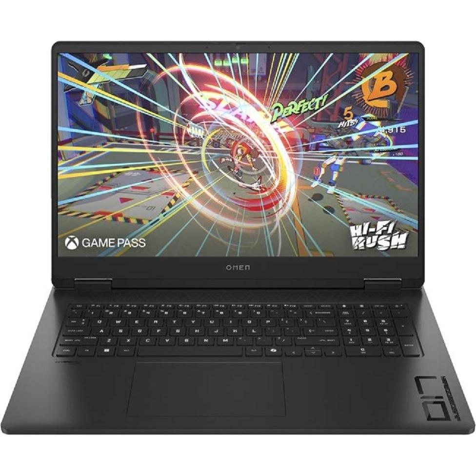 HP Omen 17-db0176ng (17.30", AMD Ryzen 7 8845HS, 32 GB, 1000 GB, DE), Notebook, Schwarz