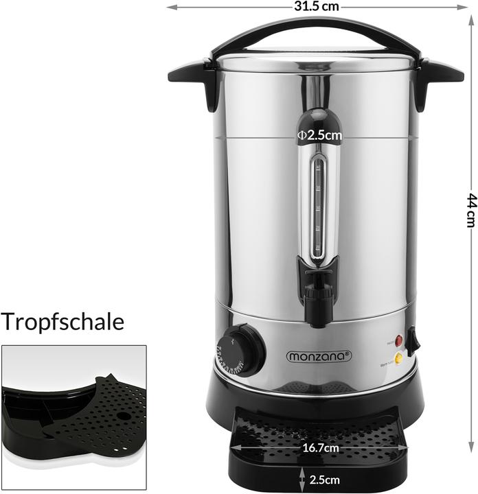 Image du produit Monzana Chaudière à vin chaud