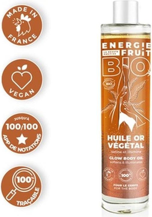 Produktbild Energie Fruit Pflanzliches Goldöl mit Bio-Zertifikat von Ecocert Fl 100 ml (Körpermilch, 100 ml)