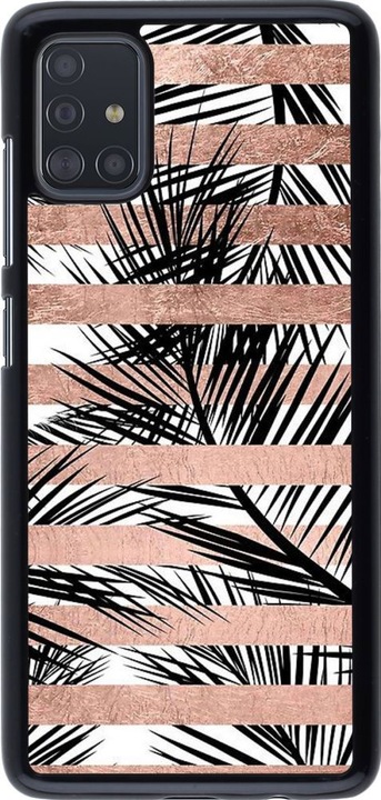 Produktbild PhoneLook Hülle Palm trees gold stripes (Samsung Galaxy A51)