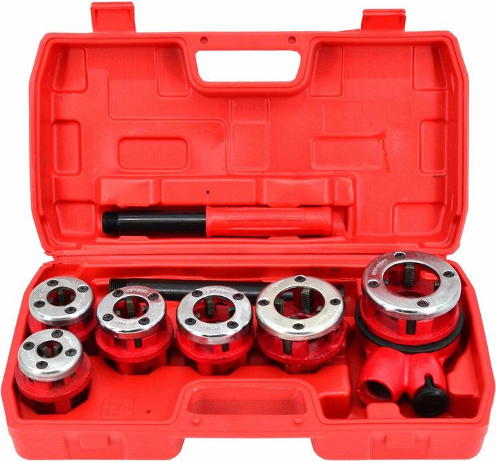 Actual product image Awtools GWINTOWNICA DO RUR 6szt. 1/4", 3/8",1/2", 3/4", 1", 1-1/4" ZESTAW WALIZKA (1 1/4", 1", 1/2", 3/8", 1/4", 3/4")