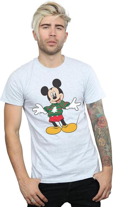 Produktbild Disney Mickey Mouse Christmas Jumper Stroke TShirt (S)