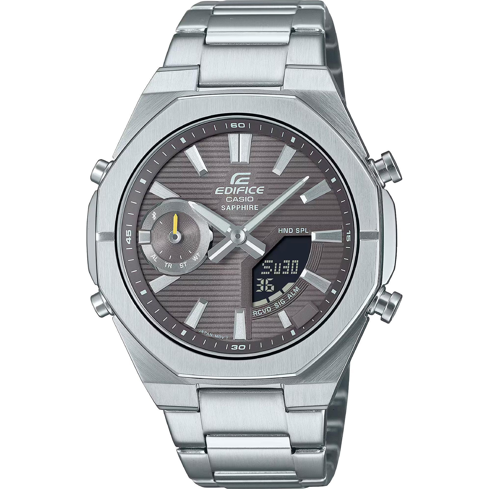 Casio Grigio Orologio Da Polso, Ecb-S10d-8Aef, (Cronografo, 43 Mm)