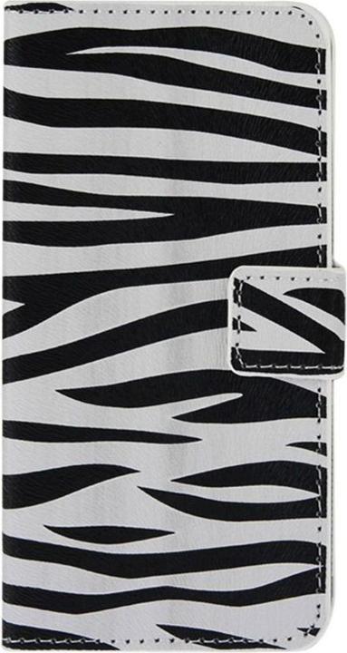 Produktbild König Design Schutzhülle Handytasche (Flip Quer) für Handy Wiko Highway Signs Zebra Muster (Wiko Highway Signs)