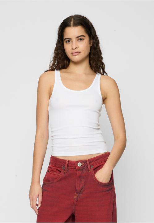 Actual product image Urban Classics Ladies Organic Basic Rib Top 2-Pack - 166867