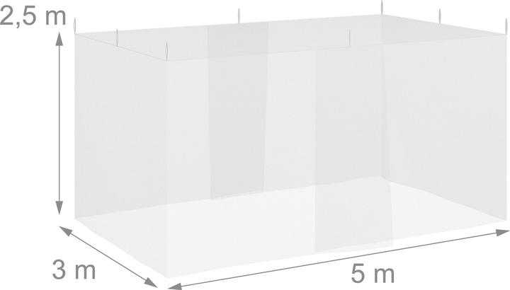 Image du produit Relaxdays Moustiquaire (300 x 250 cm)