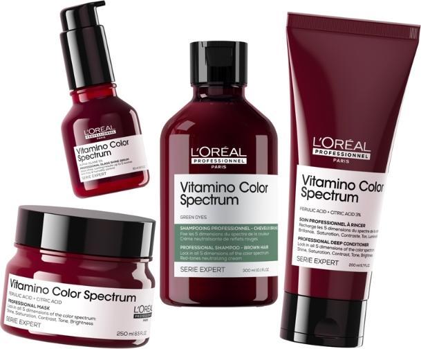 Produktbild L'Oréal Professionnel Vitamino Color Spectrum Green Dyes Neutralizing (300 ml, Flüssiges Shampoo)