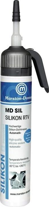 Marston-Domsel Silicone sealant MD SIL transparent 200 ml automatic cartridge MARSTON (Transparent, 200 ml)