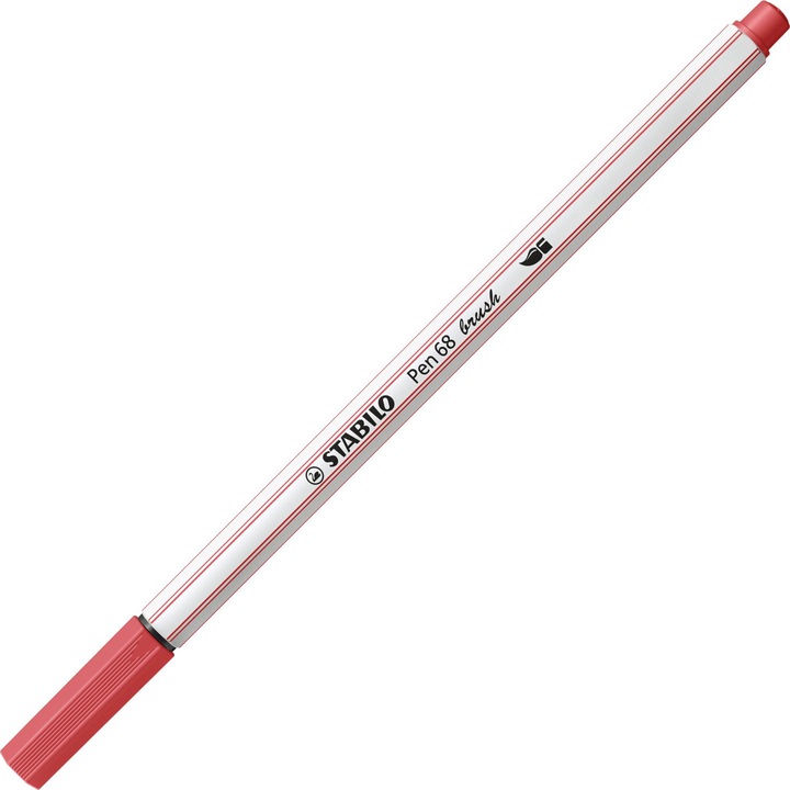 Actual product image STABILO Pen 68 brush Premium felt-tip pen (Rusty red, 1 x)